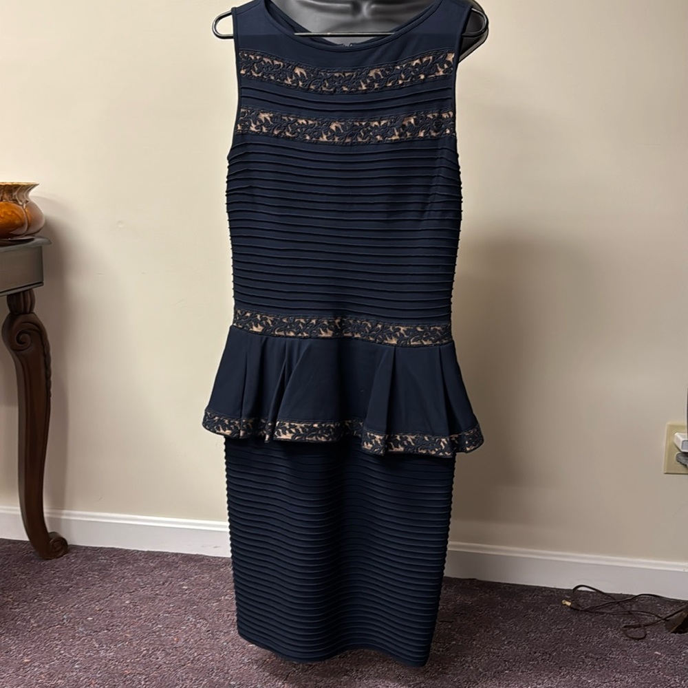 Navy blue dress. Size  Medium